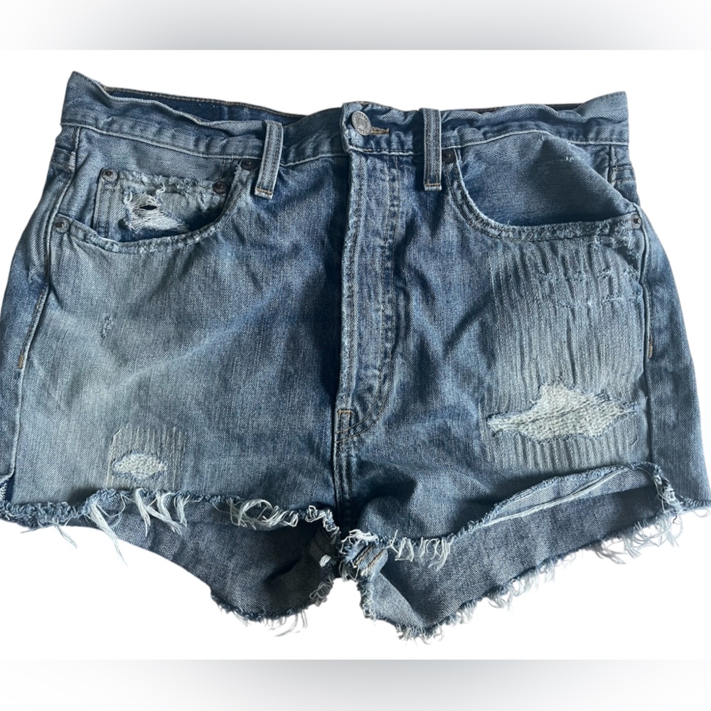 Redone distressed Jean Shorts size 30